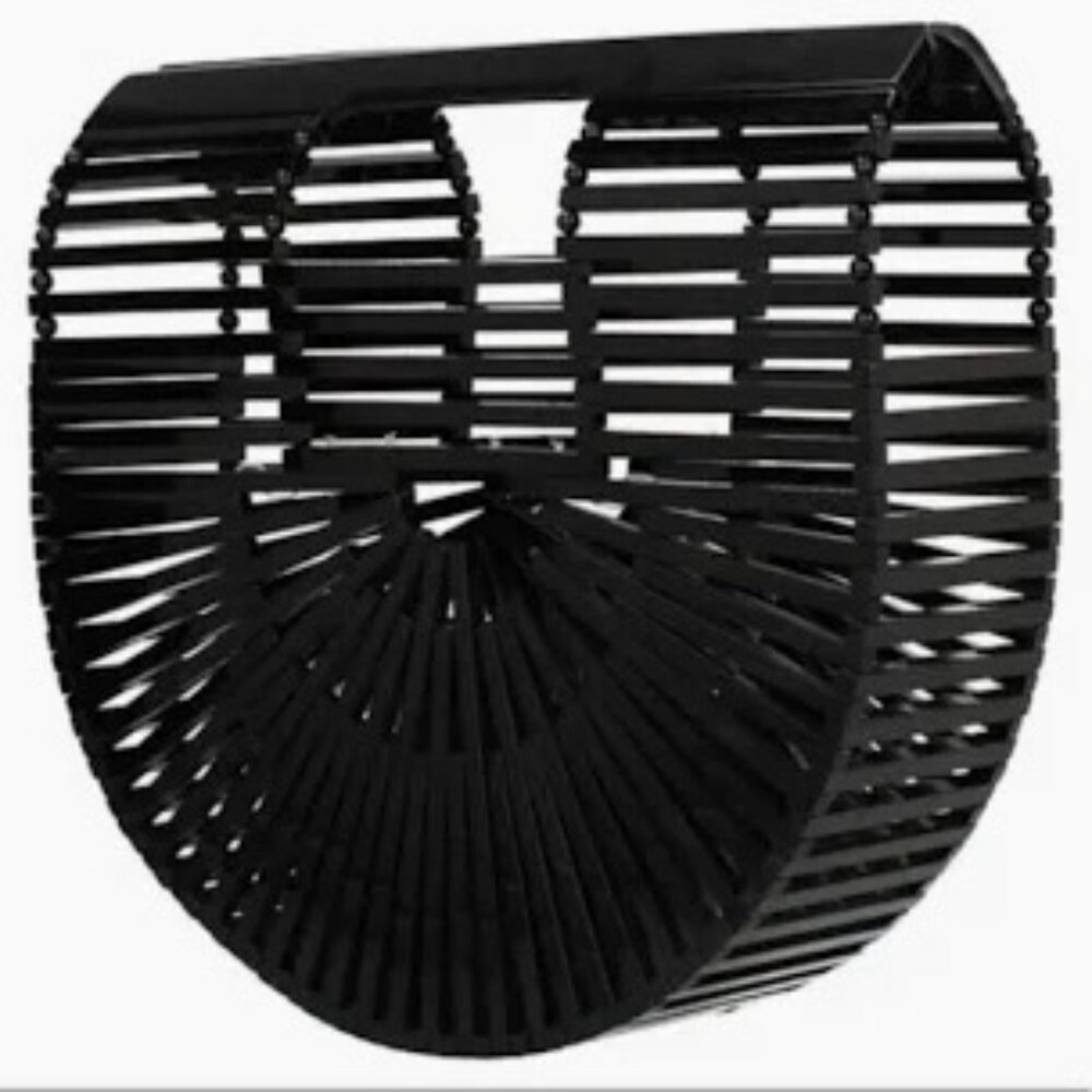 Cult Gaia Black Bamboo Arc Bag - Picture 2 of 6